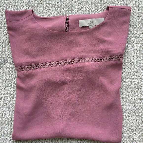Loft pink blouse - Picture 1 of 4